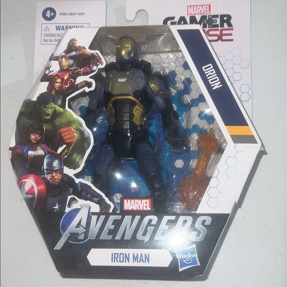Hasbro Marvel Avengers Iron Man Figure in Blue and Gold
